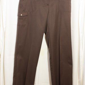 Dk Grey IZOD Stretch pants SZ 8